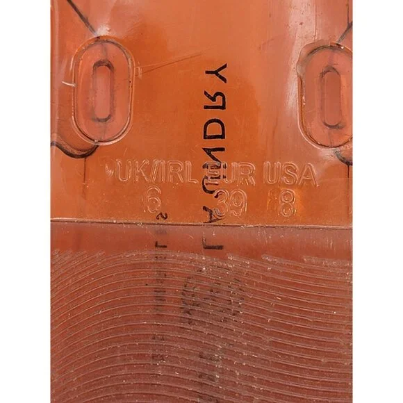 Chinese Laundry Womens Jelly Flip Flops Gold Studs Transparent Coral Size 8 - Picture 6 of 6